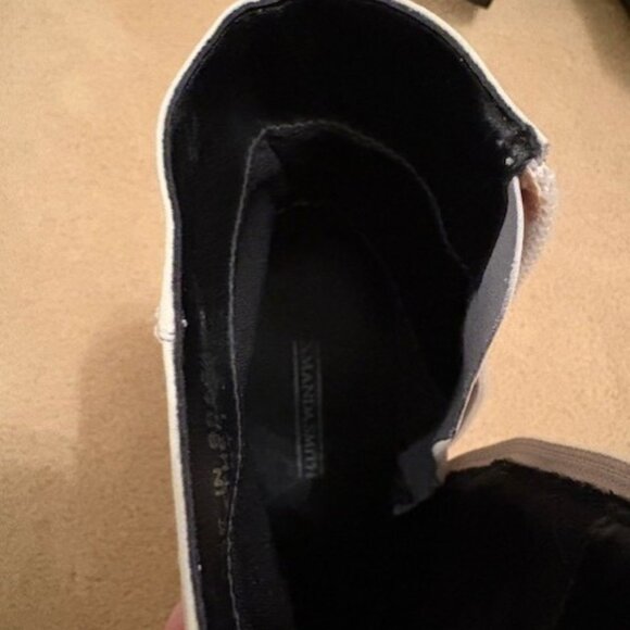 Amada Smith White Leather Bootie 8 1/2 M - Picture 5 of 5